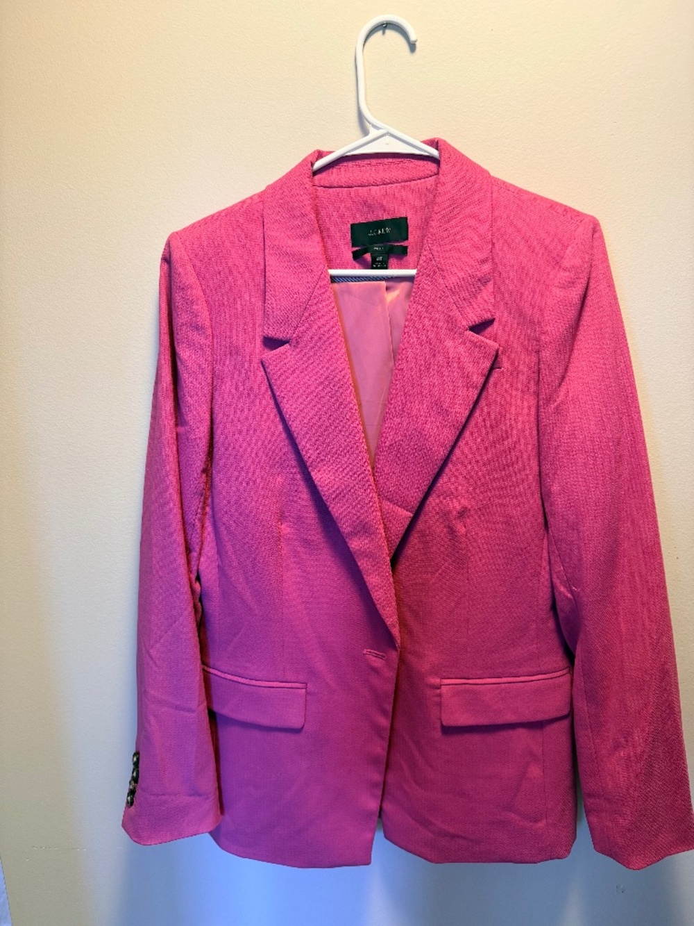 JCREW TALL WILLA BLAZER IN ITALIAN CITY WOOL